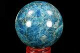 Bright Blue Apatite Sphere - Madagascar #83080-1